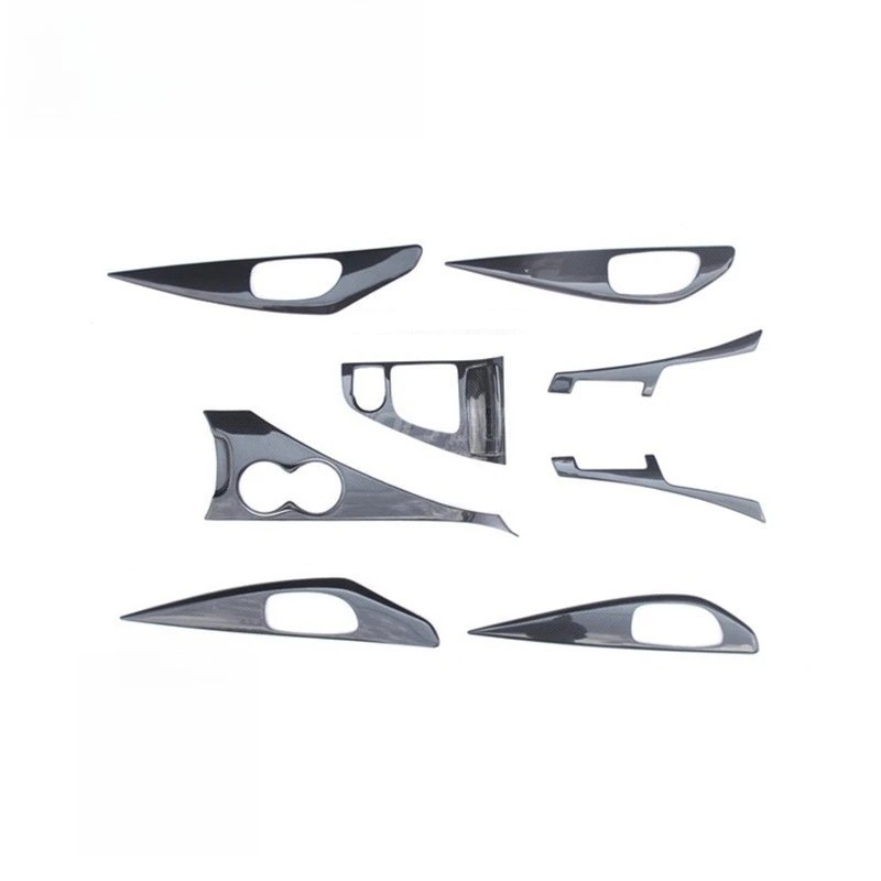 Trade Assurance Dry Carbon Fiber Interior Trim Kit Fit for 2014-2015 Q50 Sedan LHD Interior Trim Cover Kit